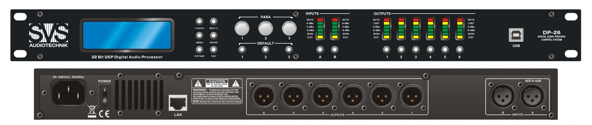 SVS Audiotechnik DP-26 Цифровой процессор: 2 входа 6 выходов в Югорске