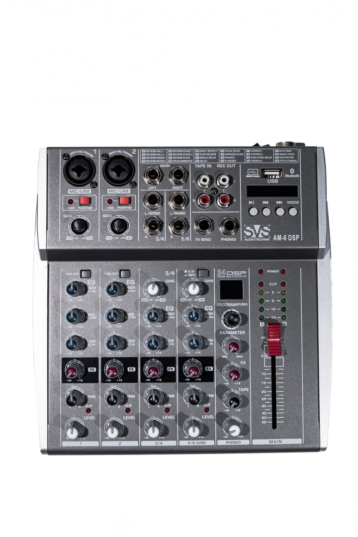SVS Audiotechnik mixers AM-6 DSP Микшерный пульт аналоговый, 6-канальный SVS Audiotechnik mixers в Югорске