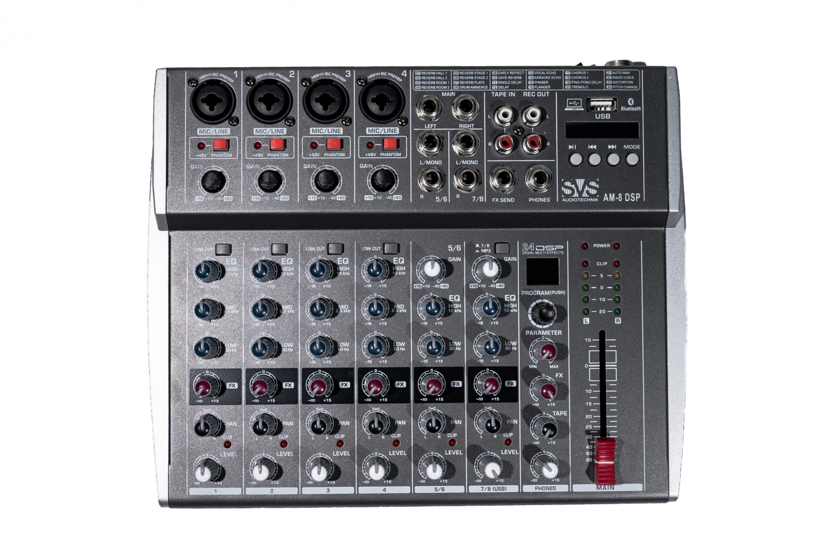 SVS Audiotechnik mixers AM-8 DSP Микшерный пульт аналоговый, 8-канальный в Югорске